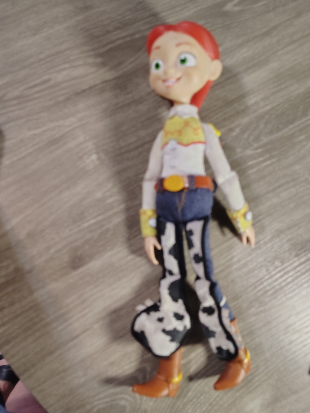 Disney Jessie Cowgirl Doll - Red Hair, White & Yellow Outfit